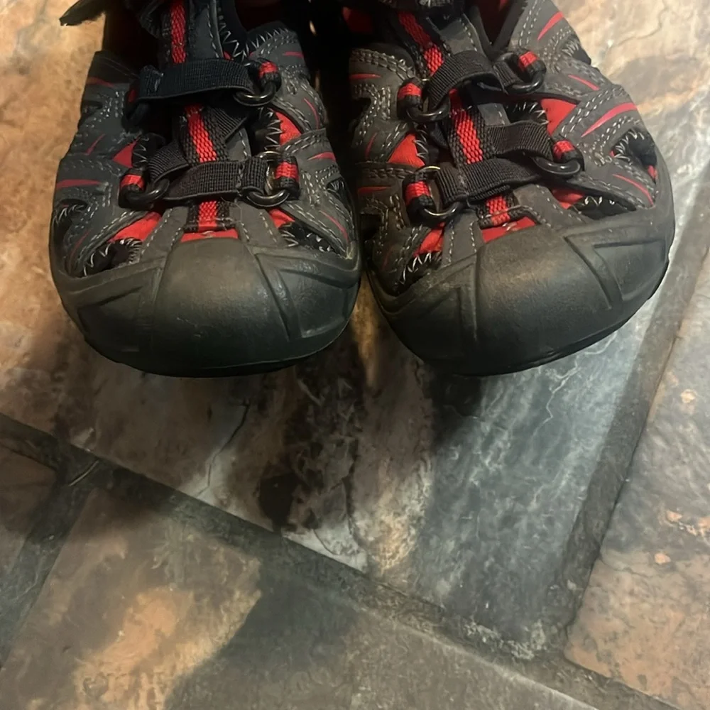 Merrell Kids Black and Red Water Shoes